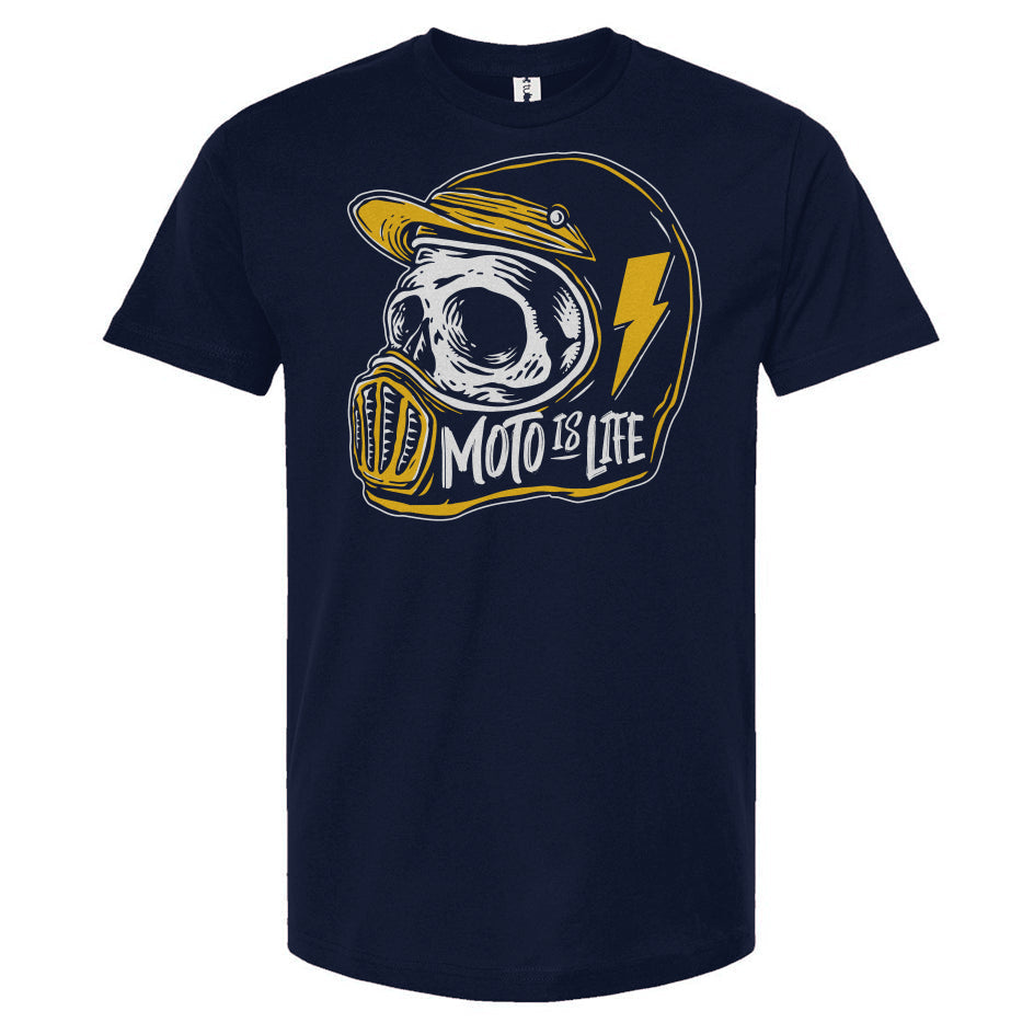 Moto is Life - Skull T-Shirt
