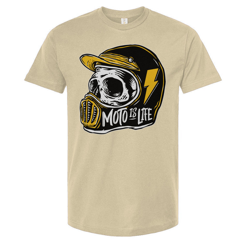 Moto is Life - Solid Skull T-Shirt
