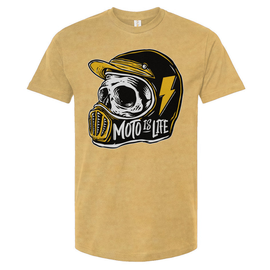 Moto is Life - Solid Skull T-Shirt