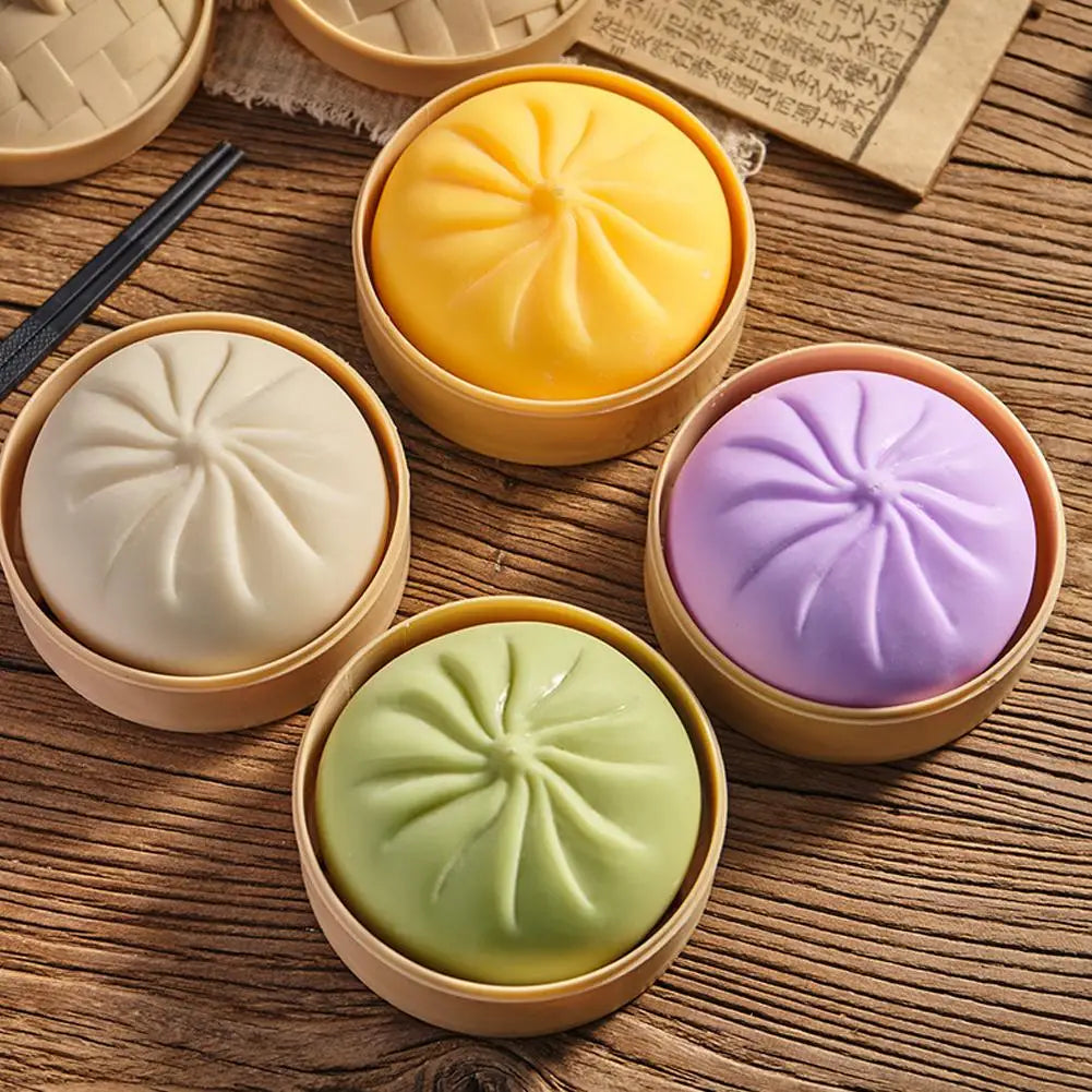 Colorful Dumpling Squishes Stress Balls | Fidget Sensory Toys